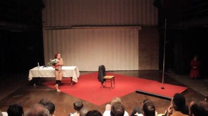 Naked Actress In Theatre
