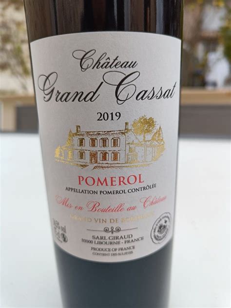 Ch Teau Grand Cassat France Bordeaux Libournais Pomerol