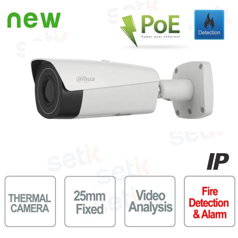 Tpc Bf B Dahua Thermal Bullet Ip Camera Mm Fire A Setik Biz