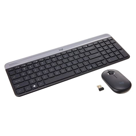 Buy Logitech Mk470 Slim Cordless Keyboard And Mouse Graphite Gsc Chennai