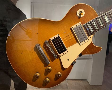 Jimmy Page Number One Gibson Les Paul Standard On Display At The