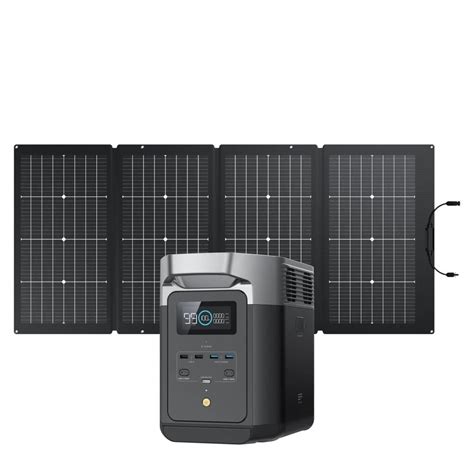 EcoFlow Solargenerator Delta 2 und 220W Solarpanel - Surfersisland
