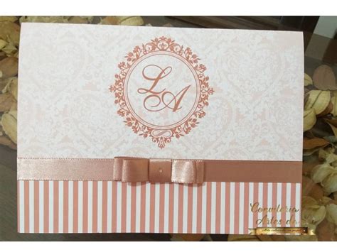 Convite de Casamento Nude Coracão Elo7 Produtos Especiais