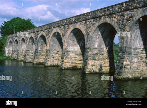 Viaduct Crossing River Ballydehob Co Cork Ireland Stock Photo Alamy