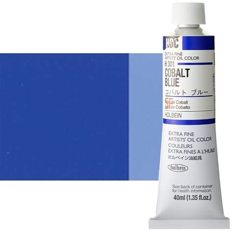 Holbein Extra Fine Artists Oil Color 40 Ml Tube Cobalt Blue Jerry