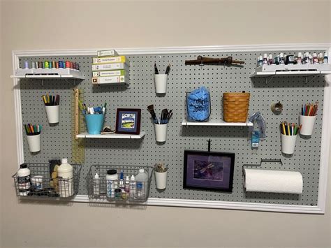 Craft Room Pegboard Craft Room Organization