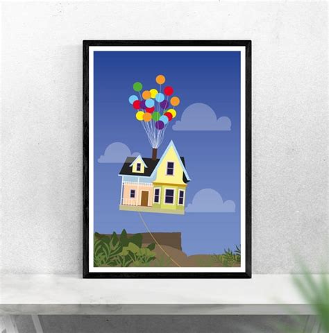 UP Movie Poster up Wall Art up Print Minimalist Style Movie | Etsy