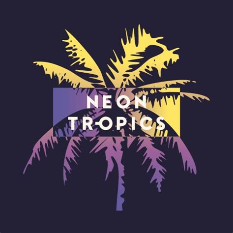 Toxic Tropics Graphic T Shirt Design Typography Vector Image