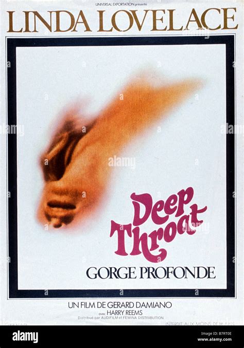 Gorge Profonde Deep Throat Year 1972 USA Affiche Poster Director