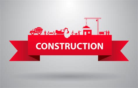 Red Construction Banner 428816 Vector Art At Vecteezy