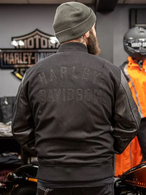 Harley Davidson Bomber Leather Jacket Shop Now At Biker Jackets
