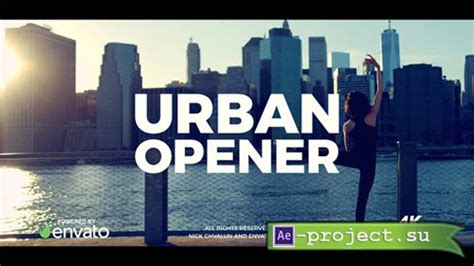 Videohive Urban Opener Project For After Effects