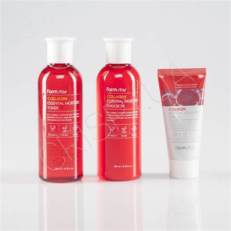 Набор средств для лица с коллагеном FARMSTAY COLLAGEN ESSENTIAL ...