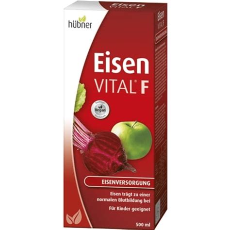 Eisen Vital F Ml Von H Bner Kaufen Bodylab Shop