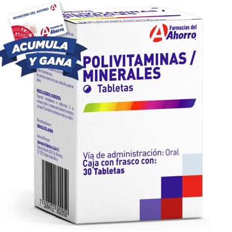 Multivitamínico Multimineral 30 Cápsulas 52 OFF