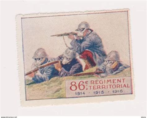 Vignette Militaire Delandre Me R Giment Territorial D Infanterie