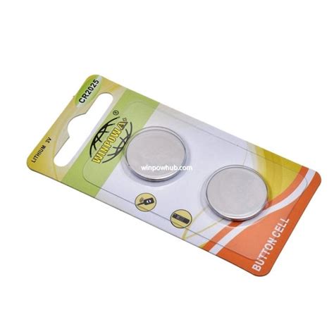 China 3V Lithium Button Cell CR2025 CR2025 Key Fob Battery Suppliers ...