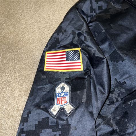 Nike Las Vegas Raiders 2020 Salute To Service Sideline Jacket Sz S Blk