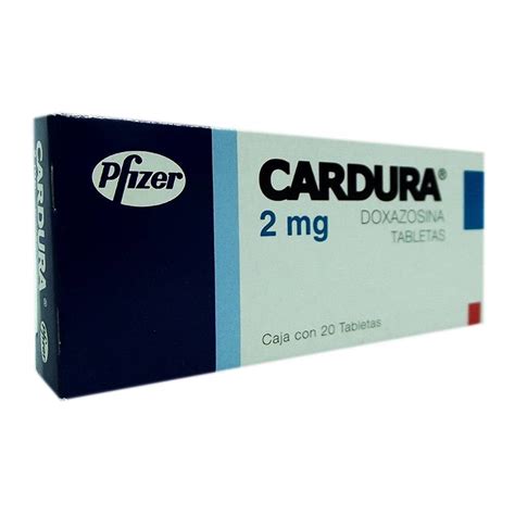 Cardura 2 Mg 20 Tabletas Walmart