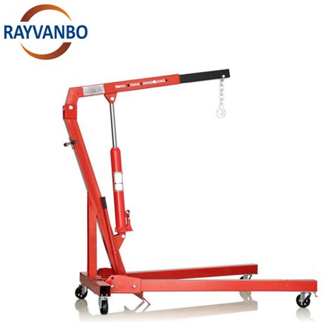 1ton 2ton 3 Ton Hydraulic Foldable Unfoldable Engine Crane Shop Crane