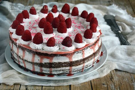 Naked Cake Al Cioccolato E Lamponi Ricetta Tradizionale E Bimby Il Mondo Di Rosalba