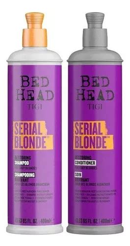 Kit Tigi Bed Head Serial Blonde Shampoo Cond 400ml MercadoLivre