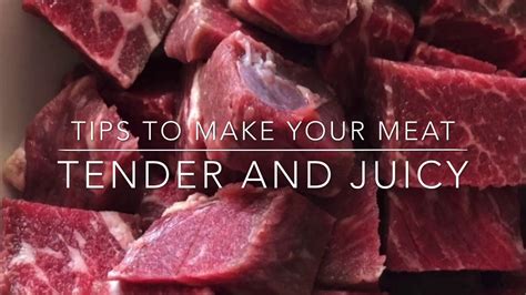 Tips For Tender And Juicy Beef Youtube