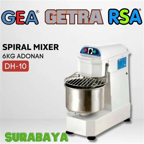 Jual Mixer Spiral Getra Dh Mixer Roti Donat Adonan Kg Spiral Mixer