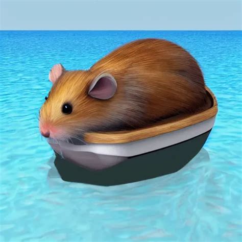 A Giant Hamster Boat Photorealistic Stable Diffusion Openart