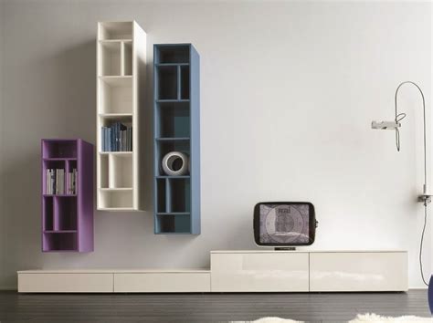 Sectional Tv Wall System Slim By Dall Agnese Design Imago Design