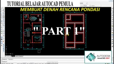 Tutorial Autocad Membuat Denah Rencana Pondasi Part Vrogue Co