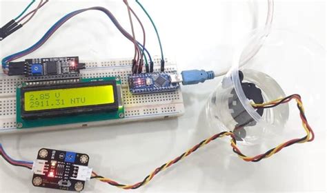 DIY Turbidity Meter Using Analog Turbidity Sensor Arduino