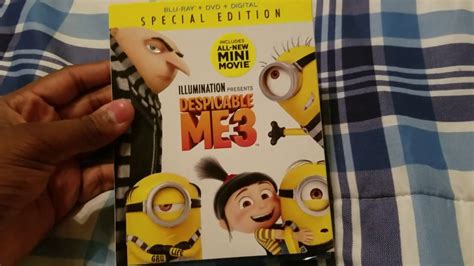 Despicable Me 3 Blu Ray Unboxing Youtube