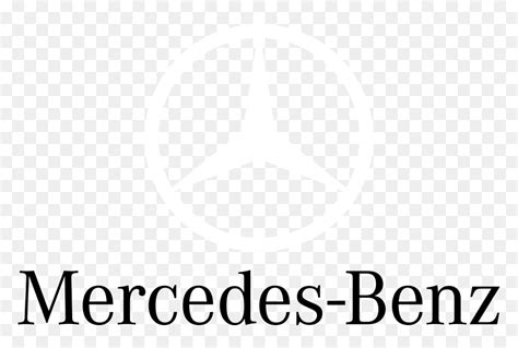 Mercedes Logo Black And White - Mercedes Benz, HD Png Download - vhv