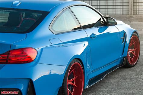 Yas Marina Blue BMW M4 Showstopping With GTRS4 Widebody Kit Vivid