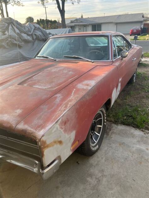 1969 Dodge Charger Red Rwd Automatic Premium For Sale