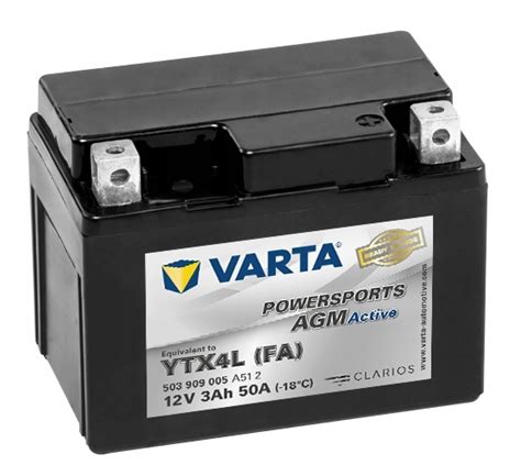 Akumulator Varta Ytx L Fa Motocykl Skuter Quad