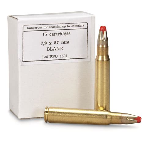 Ppu X Mm Standard Blank Ammo Rounds Mm Ammo At