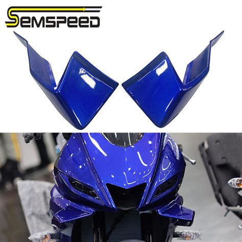 SEMSPEED Motorcycle Windshield Wind Fairing Aerodynamic Spoiler Winglet