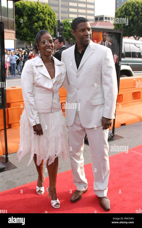 "Man on Fire" Premiere 4-18-2004 Denzel Washington and wife Pauletta ...