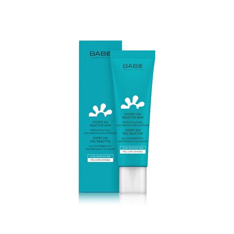 BABE FACIAL HYDRO 24H REACTIVE SKIN drėkinamasis kremas jautriai raustančiai veido odai 50 ml
