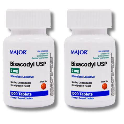 Major Bisacodyl Stimulant Laxative Mg Tablets Dulcolax