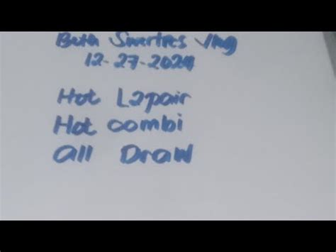 Hot L Pair Hot Combi All Draw YouTube