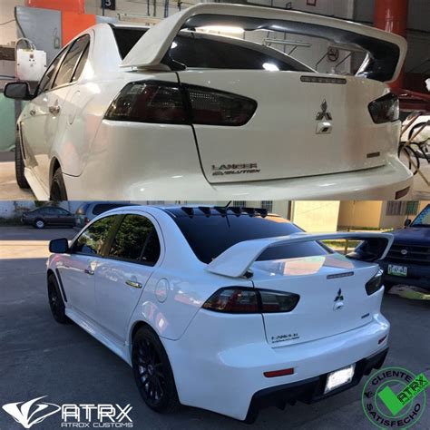 Alerón Spoiler Evolution Evo X Plástico Mitsubishi Lancer 2008 2016