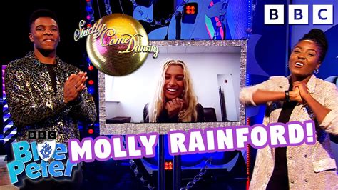 Strictly Come Dancing S Molly Rainford Live On Blue Peter Youtube