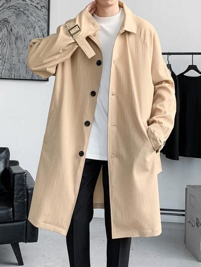 Men Trench Coats Fashion Men Trench Coats Shein Usa