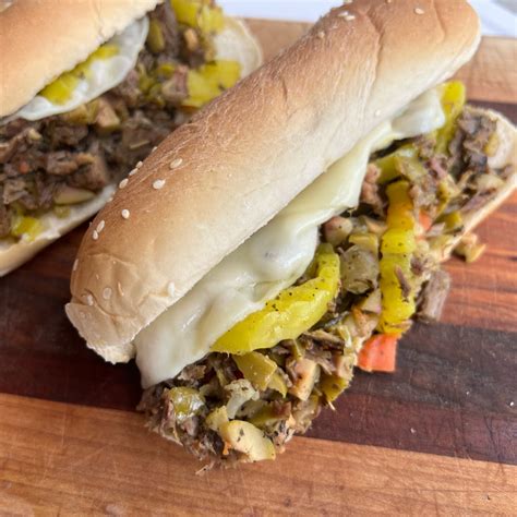 Easy Slow Cooker Italian Beef Sandwich Recipe - Clover Meadows Beef