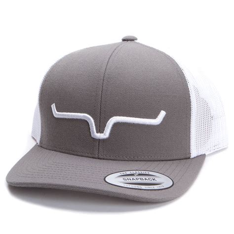 Kimes Ranch Unisex Embroidered Adjustable Mesh Cap Gray