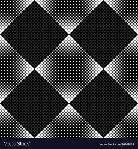 Abstract black and white dot pattern background Vector Image