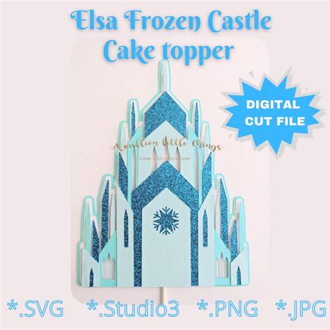 Printable Frozen Castle Template